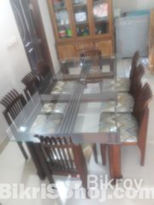 Dining table and chairs